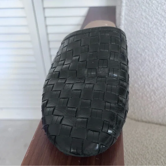 Seychelles Black Woven Leather Mules - Picture 4 of 5